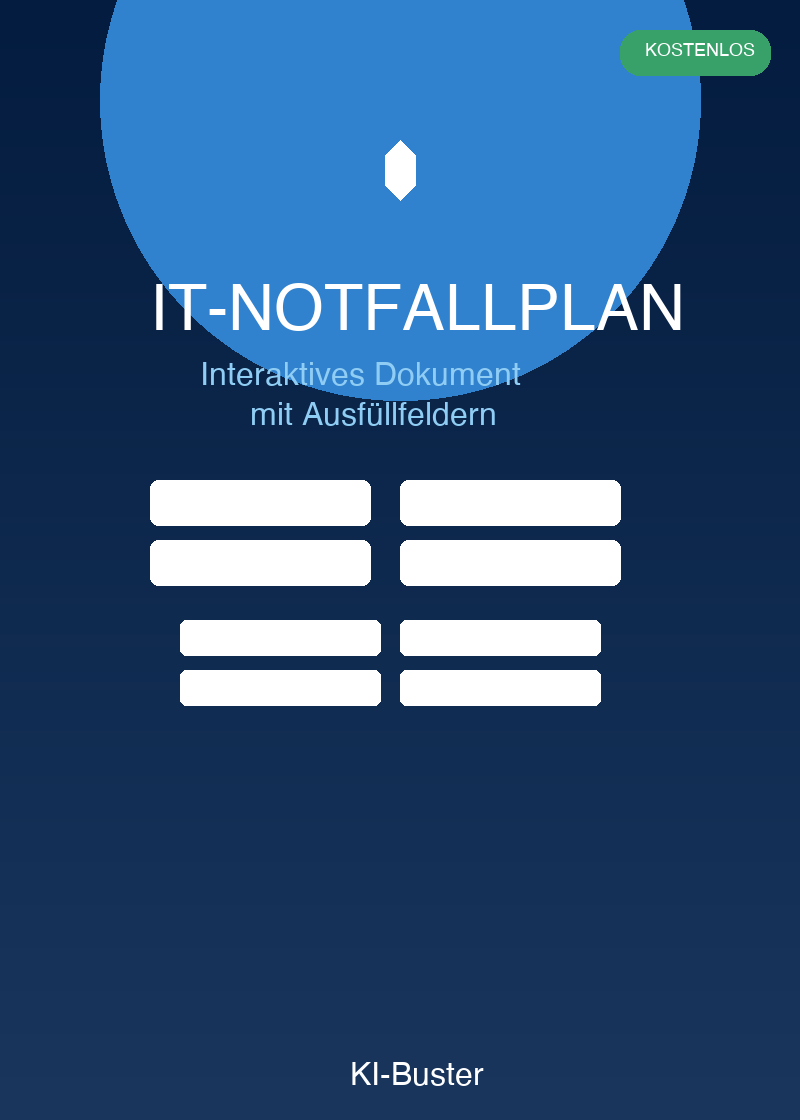 Interaktiver IT-Notfallplan